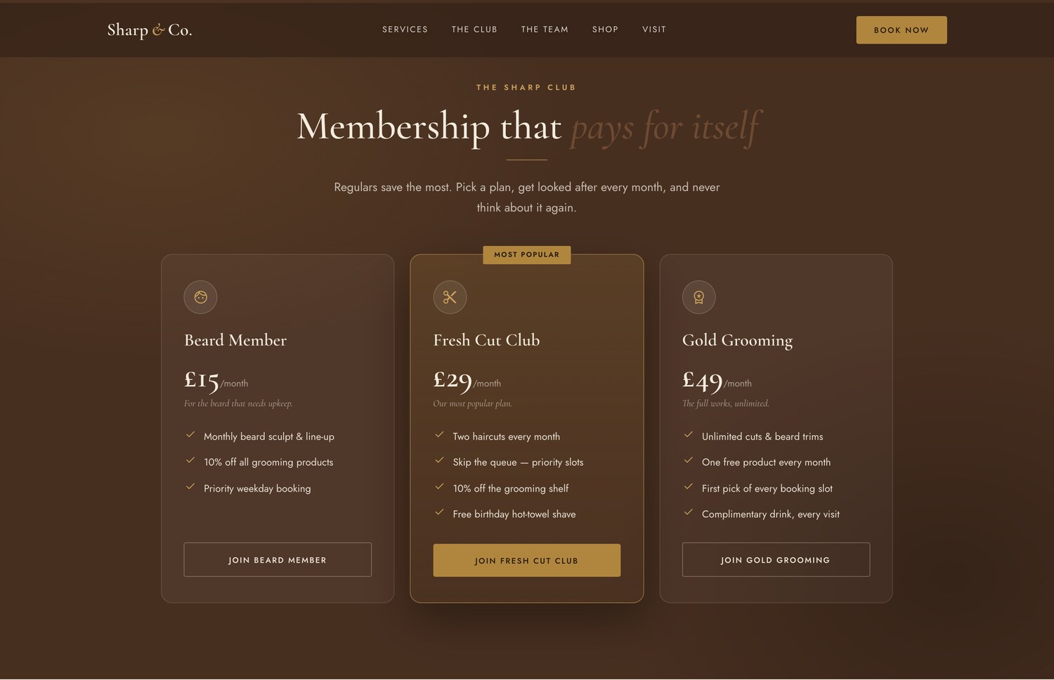 Membership plans