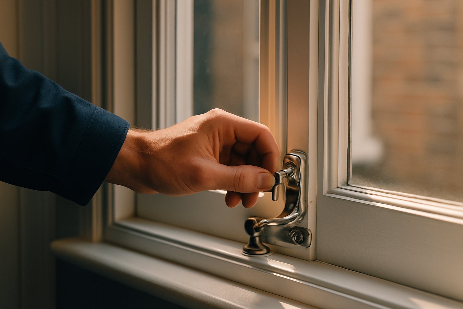 Window lock fitting and repair